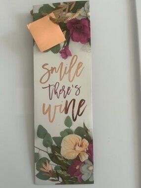 Wine Gift Bag "Smile there's Wine" NEW